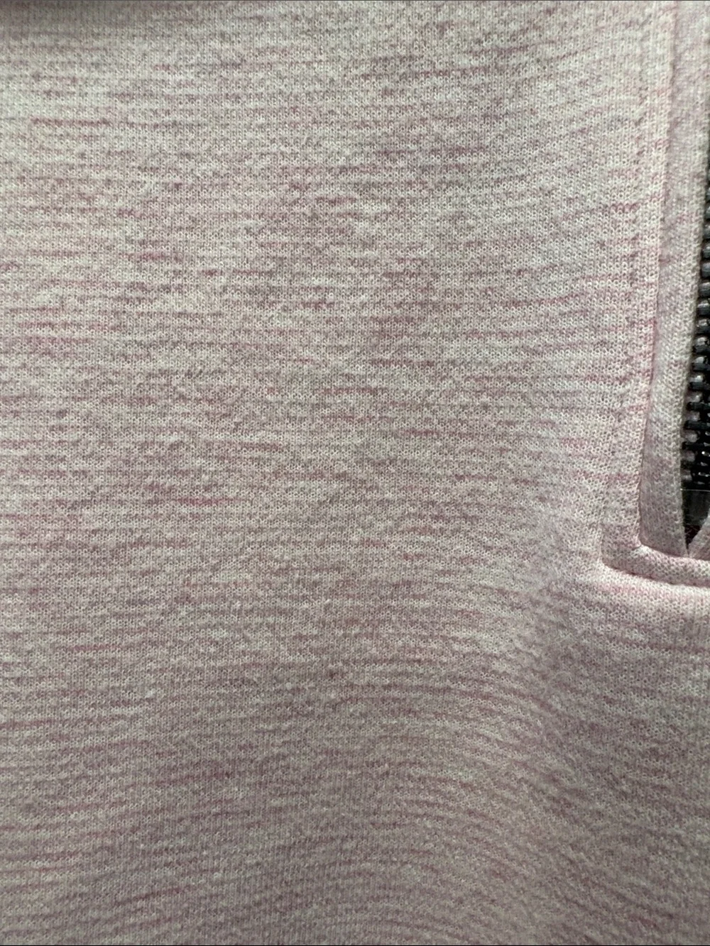 Magaschoni Men's XL Pale Pink Half Zip Sweater Cotton Blend Pullover